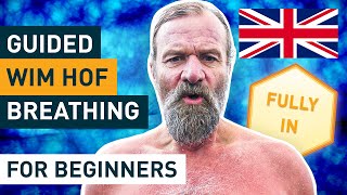 Wim Hof Method Guided Breathing for Beginners 3 Rounds Slow Pace [upl. by Gregor]