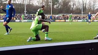 Forest Green rovers V Mansfield Town New Lawn Stadium [upl. by Suivatnod]