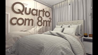 Quarto com 8m²  É possível isso [upl. by Edialeda]