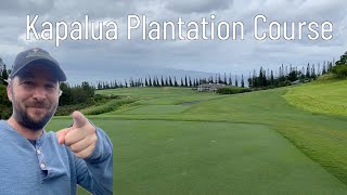 Kapalua Golf Plantation Course  Golf Course Review [upl. by Ranzini]