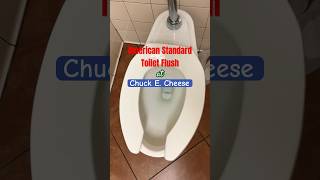 American Standard Toilet Flush  Chuck E Cheese Hastings Ranch Pasadena California USA [upl. by Nwahsiek]