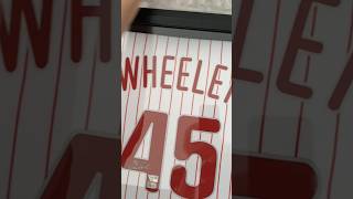 Zack wheeler signed Jersey shorts foryou mlb baseball unboxing sports collection value wow [upl. by Atiuqa]