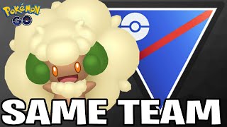 SAME TEAM DIFFERENT ORDER with Whimsicott in the Great League for Pokemon GO Battle League [upl. by Mcquillin]