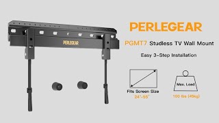 StepByStep Installation Guide for Perlegear PGMT7 Studless TV Wall Mount [upl. by Asiole302]