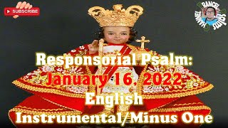 Minus OneInstrumental Responsorial Psalm January 16 2022ENGLISH [upl. by Noda]