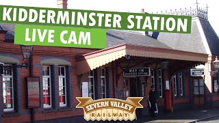 LIVE CAM  Kidderminster Station Concourse Camera on the Severn Valley Railway [upl. by Kuehn]