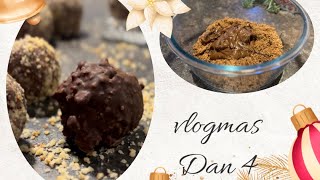 Recept za najjednostavnije Ferrero Rocher kuglice kratak pregled dana  Vlogmas2023 [upl. by Jun]