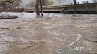 Severe flooding in Kernville atmospheric river causes chaos [upl. by Ahseyt]