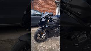 AllBlack BMW S1000RR Austin Racing Exhaust Sound 🕷🔥bmw s1000rr black shorts 2024 viral new [upl. by Kaleena]