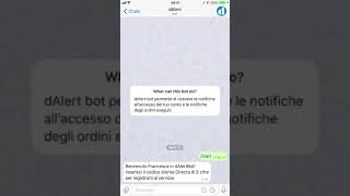 dAlert Telegram il nuovo servizio di notifiche per il trading [upl. by Jules127]