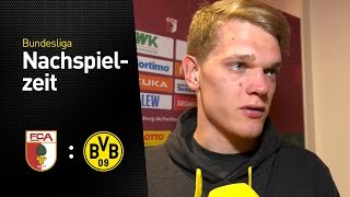 Interview mit Matthias Ginter  FC Augsburg  BVB 11 [upl. by Lydnek299]