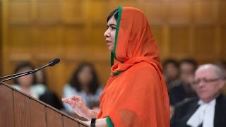 Malala Yousafzai becomes honorary Canadian [upl. by Niret]