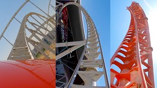 Every Roller Coaster At Ferrari World Abu Dhabi Including Worlds Fastest Roller Coaster 4K POVs [upl. by Belloir]