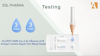 ALLTEST COVID19 Antigen amp Flu AB Combo Nasal Swab Test by EQL Pharma [upl. by Ardnoid]