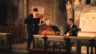 Passacaglia for solo violin from Mystery Rosary Sonatas Biber  Daniel Lee [upl. by Anreval546]