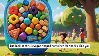 Learn Shapes – Hexagon [upl. by Darees969]