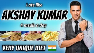 I Tried quot AKSHAY KUMAR quot Diet plan for a day  🇮🇳 [upl. by Cohl]