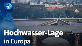 Hochwasser Sachsen und Brandenburg bereiten sich auf steigende Pegel vor [upl. by Idolah]