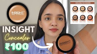 Insight Concealer Review  Insight Cosmetics  Insight Concealer for ₹100 [upl. by Agretha]