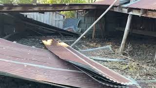 Barn Roof Blown Off [upl. by Enutrof]