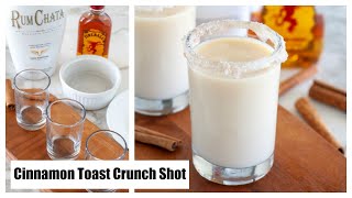 Cinnamon Toast Crunch Shot  RumChata and Fireball [upl. by Souza]