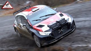 Test Pre Rallye MonteCarlo 2024  Nicolas Ciamin  Hyundai i20 N Rally2 Passats de canto [upl. by Ertnod]