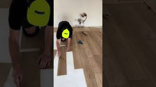 Lvp flooring installation construction remodel diy fyp satisfying work flooring lvp lvt [upl. by Haukom]