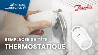 Comment remplacer sa tête thermostatique de radiateur [upl. by Arriec848]