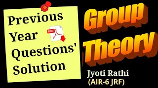 Group theory previous year questions solutionCsirnet previous year solved question papers chemistry [upl. by Kristof]