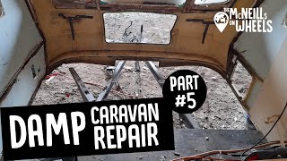 Repairing A Damp Caravan Part 5 – Caravan Floor removal and replacement [upl. by Airret]