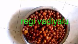 Regi Pandu vadiyalu season fruit regi pandusooo Tasty and enjoying this recipe [upl. by Annamaria]