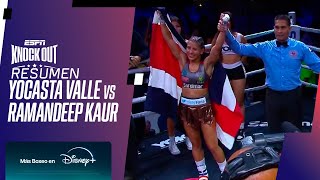 Combate completo Yokasta Valle vs Ramandeep Kaur [upl. by Teodora]