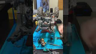 Blown Diff Gears rc rccrawl trx4 traxxastrx4 fixed diy shorts rctruck rchobbies [upl. by Oaht]