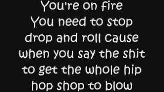 Eminem  On Fire lyrics [upl. by Wampler153]