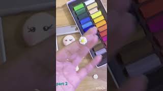 polymer clay doll  making clay doll claydoll clayart foryou shorts [upl. by Reppart736]