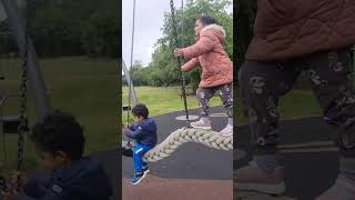 Swing time in uk  Vismaya and Vishwak enjoying [upl. by Janeen]