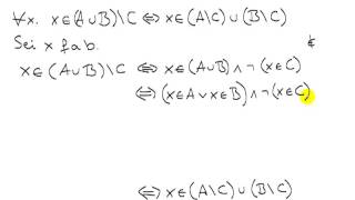 Beweis einer Mengengleichheit [upl. by Aihseym]