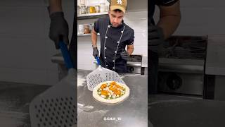 Pesto amp Jumbo Shrimp neapolitan pizza with recipe🍕🦐🍃🔥pizza cooking recipe shorts [upl. by Fu]