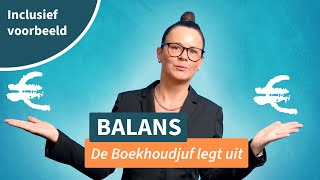 Balans hoe werkt het Cursus boekhouden door de Boekhoudjuf [upl. by Innavoj]