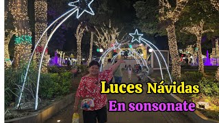 luces navideñas en sonsonatesonsonate sansalvador viralvideo [upl. by Eresed]