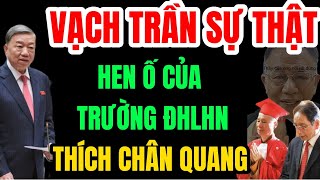 Vạch trần vết hen ố của trường ĐHLHN cúng dường bằng tiến sĩ cho thích chân quang [upl. by Cathyleen]