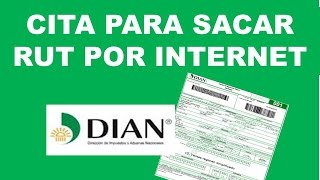 Como Solicitar Cita por internet en la DIAN para el RUT 2015 [upl. by Lilybelle]