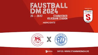 HIGHLIGHTS Faustball DM 2024  Halbfinale 1 TSV Calw  Ahlhorner SV [upl. by Dyan]