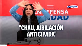 🔴🔵quotChau jubilación anticipadaquot Cecilia García califica de quotnegocioquot la nueva reforma de pensiones [upl. by Acul]