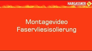 Hargassner Montage Pufferspeicher Faservliesisolierung [upl. by Davison246]