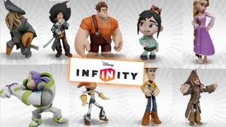 All Disney Infinity Character Previews Part 2 [upl. by Eornom]