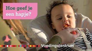 Hoe geef je hapjes  Deel 4 De eerste baby hapjes  Voedingscentrum [upl. by Jeannette]