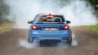 Supercars Accelerating BURNOUTS 1000HP C63S Crazy M3 F80 SRT8 Huracan STO BRABUS 800 E63S [upl. by Eednac]