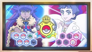 Leon vs Diantha battle scene leak  Pokemon sword and shield [upl. by Latton590]