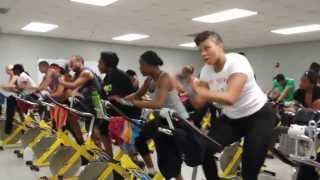 Hip Hop Spin Class with KTX [upl. by Kooima]